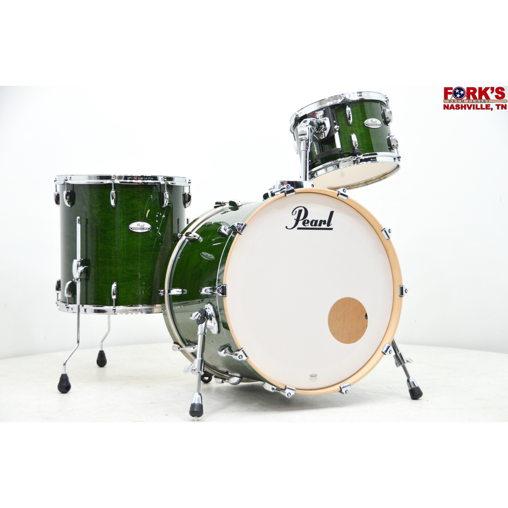 Pearl Pearl Professional Series 3pc Drum Kit - " Emerald Mist"