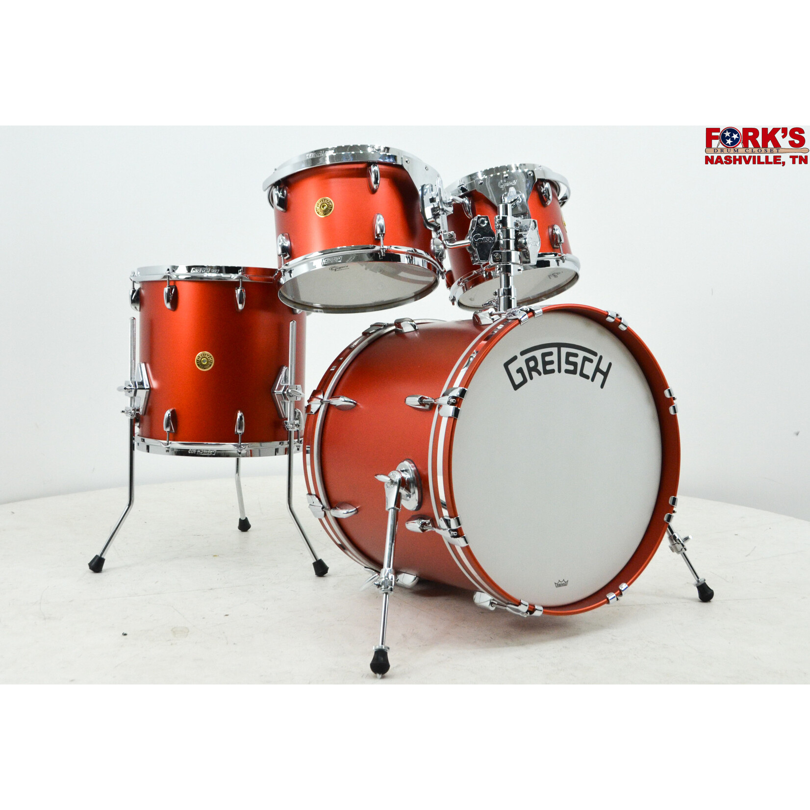 Gretsch Gretsch Broadkaster 4 pc Drum Kit - "Satin Dakota Red"
