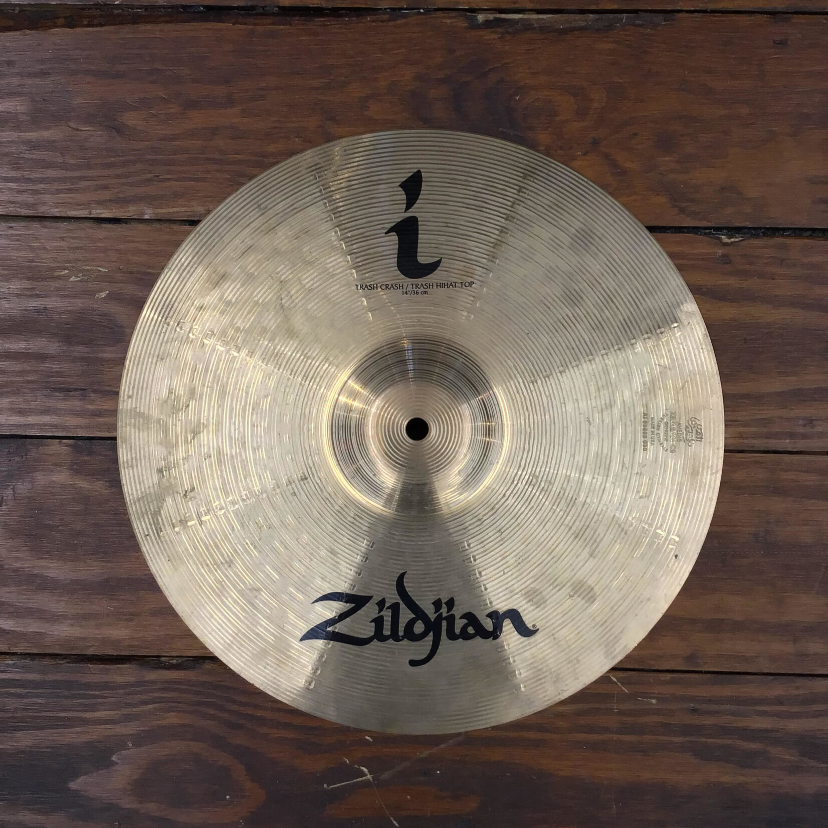 Zildjian USED Zildjian i 14" Trash Crash/Trash Hi-Hat Cymbal (TOP)