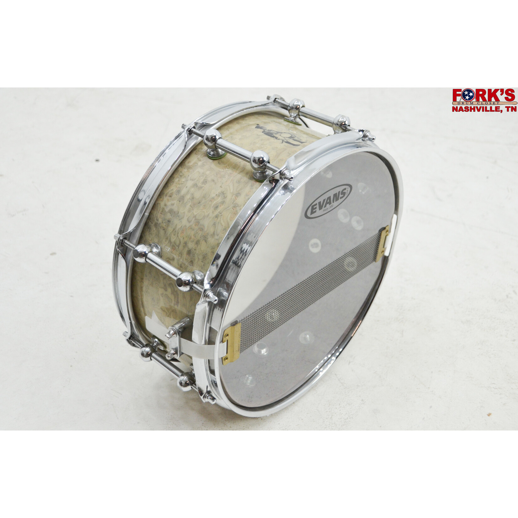 Brady Brady 5x12 Jarrah Ply Snare Drum - "Silver Gimlet"