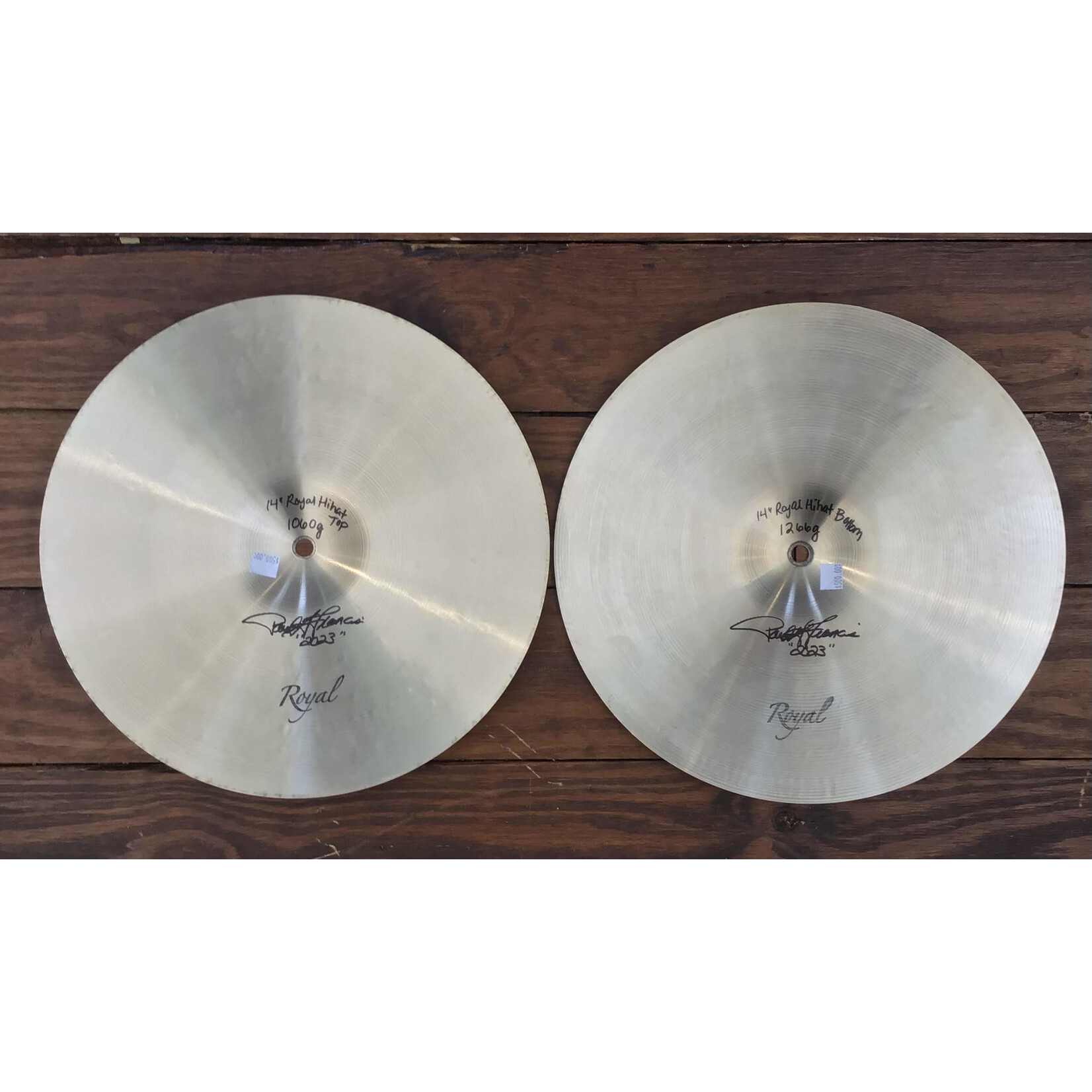 Royal Cymbals Royal Cymbals 14" Royal Hi-Hats - Pair