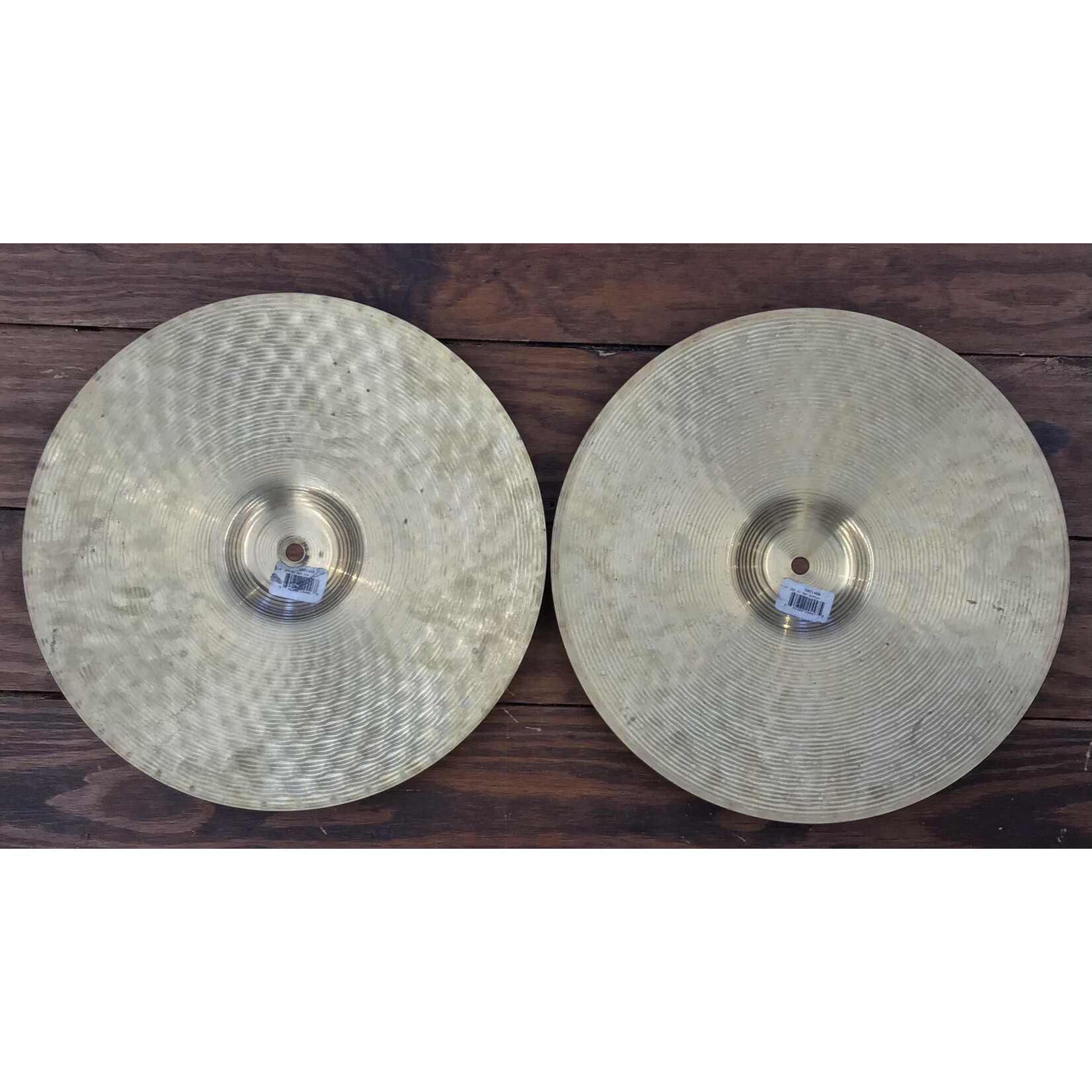 USED Zildjian ZHT 14" HiHat Cymbals (Pair) Forks Drum Closet