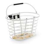Pedego Front Aluminum Basket-White