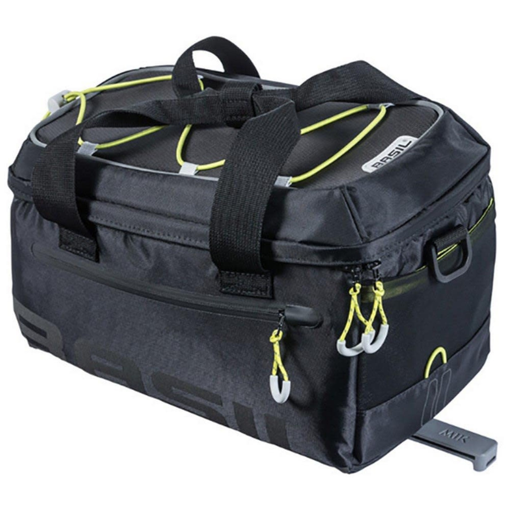 Basil Basil, Miles MIK, Trunk Bag, 7L, Black/Lime