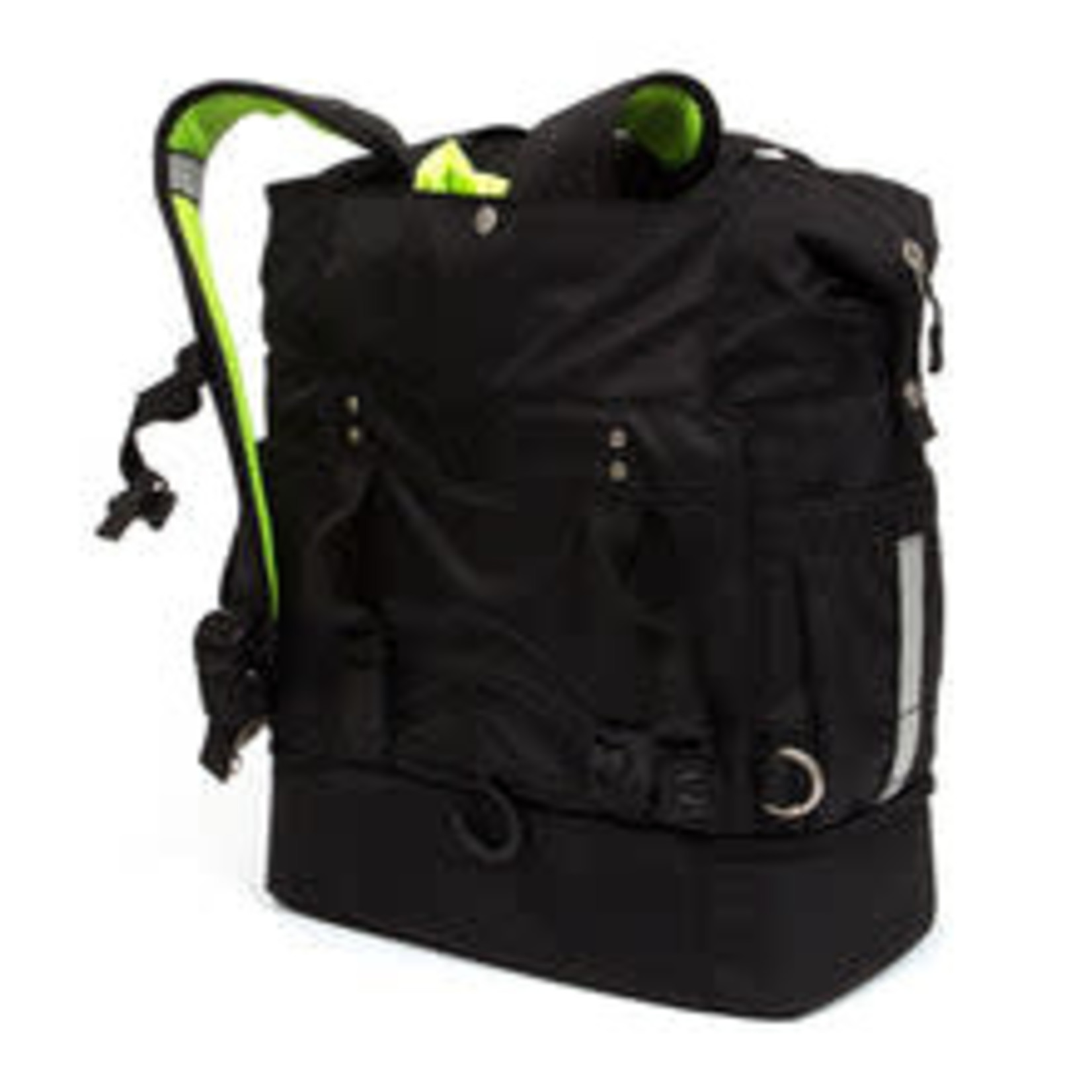 Po campo Mardy Cargo Pannier Backpack - Black Herringbone