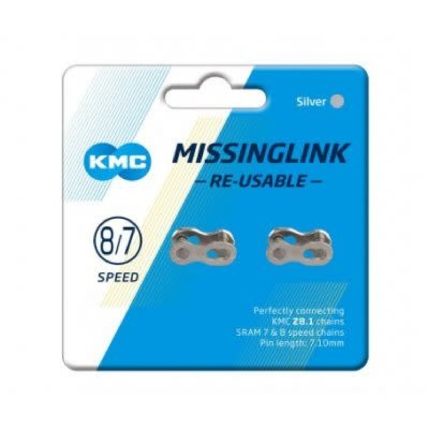 KMC KMC link 8 speed 7.1mm card of 2 sets