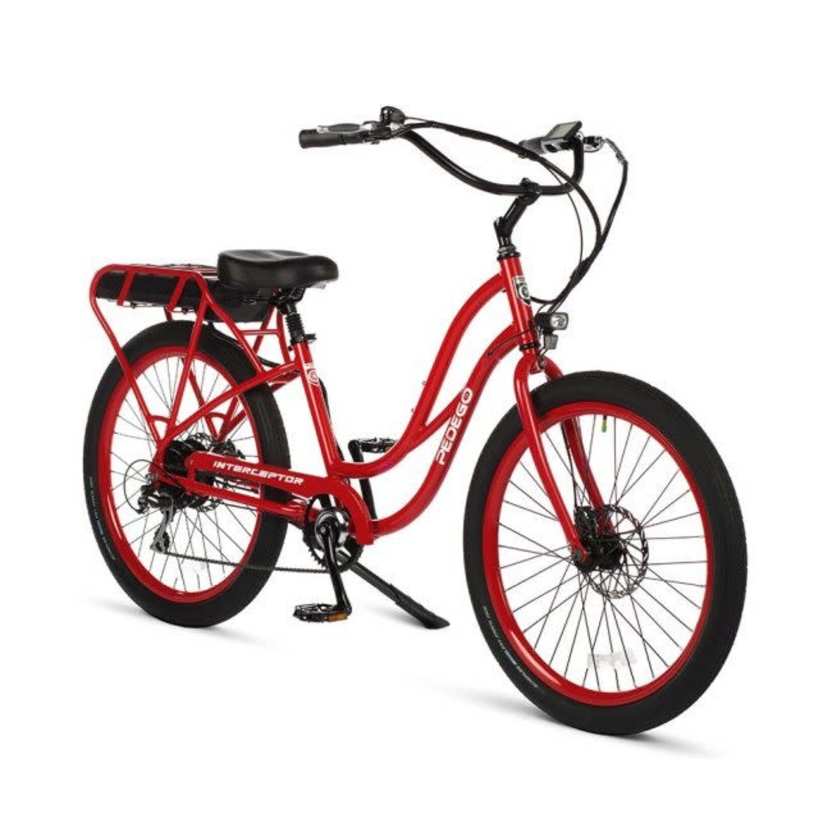 Pedego Electric Bikes Interceptor Plus V4 Electric Bike With 17.5 AH Battery