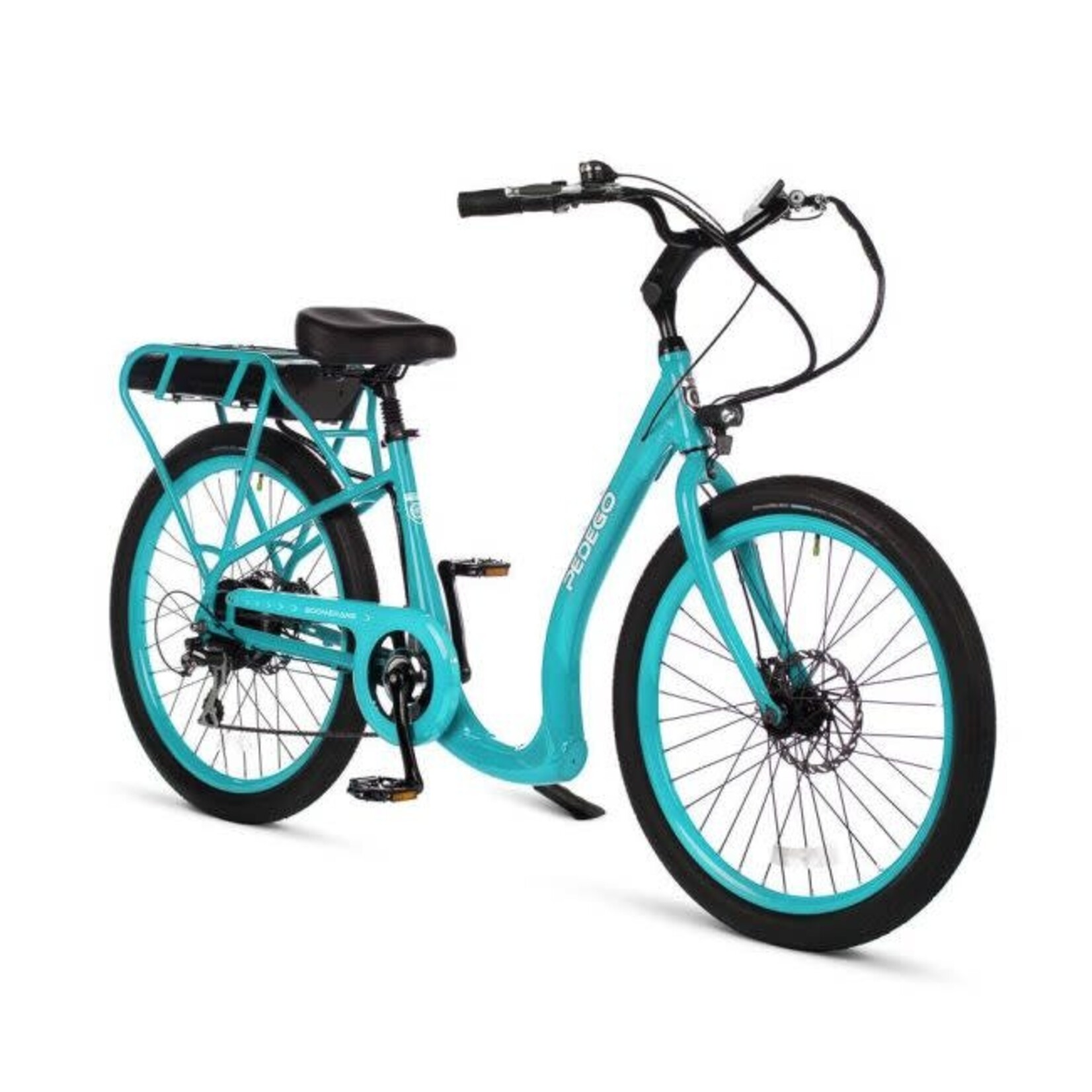 Pedego Electric Bikes Boomerang Plus V4 Electric Bike With 17.5 AH Battery