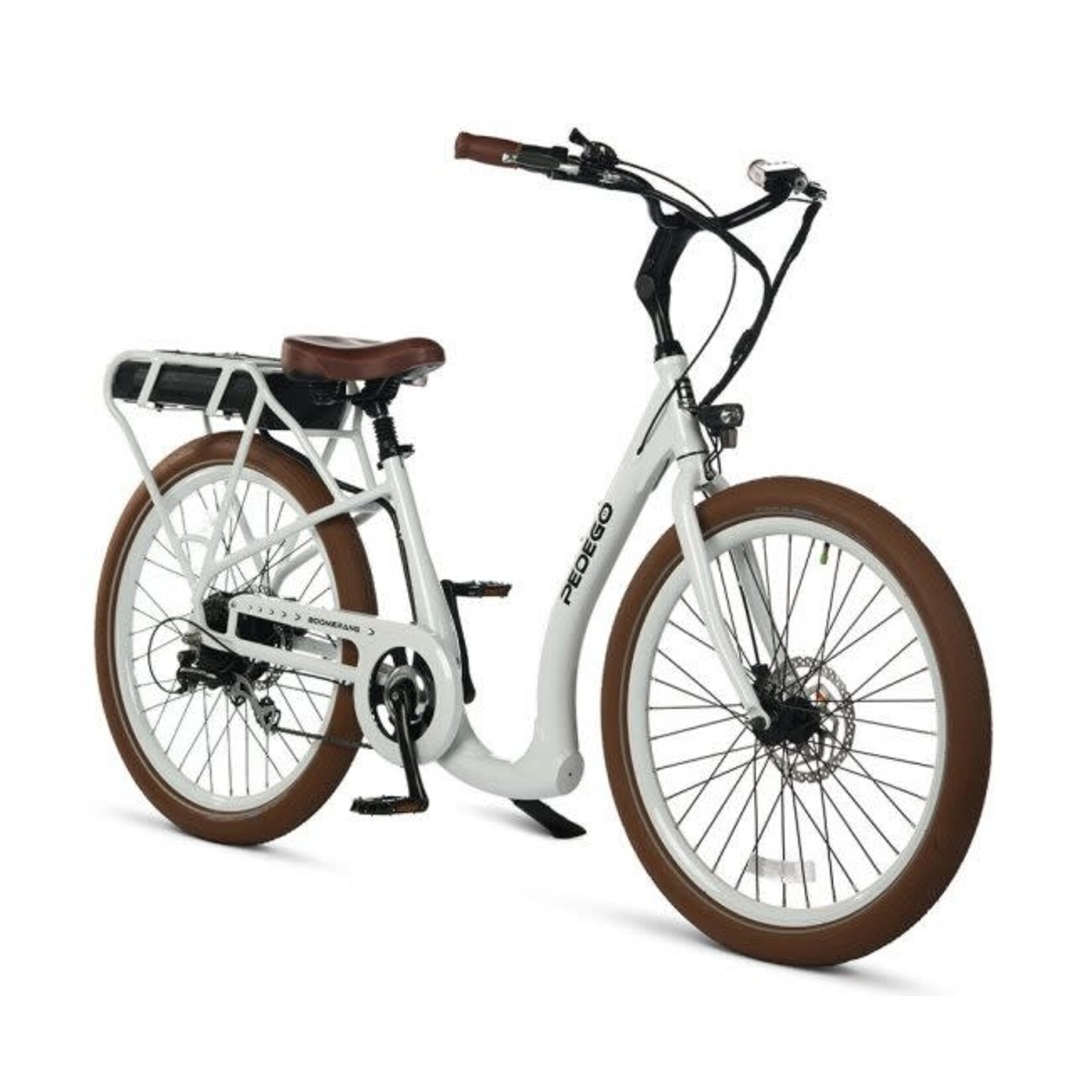 Pedego Electric Bikes Boomerang Plus V4 Electric Bike With 17.5 AH Battery