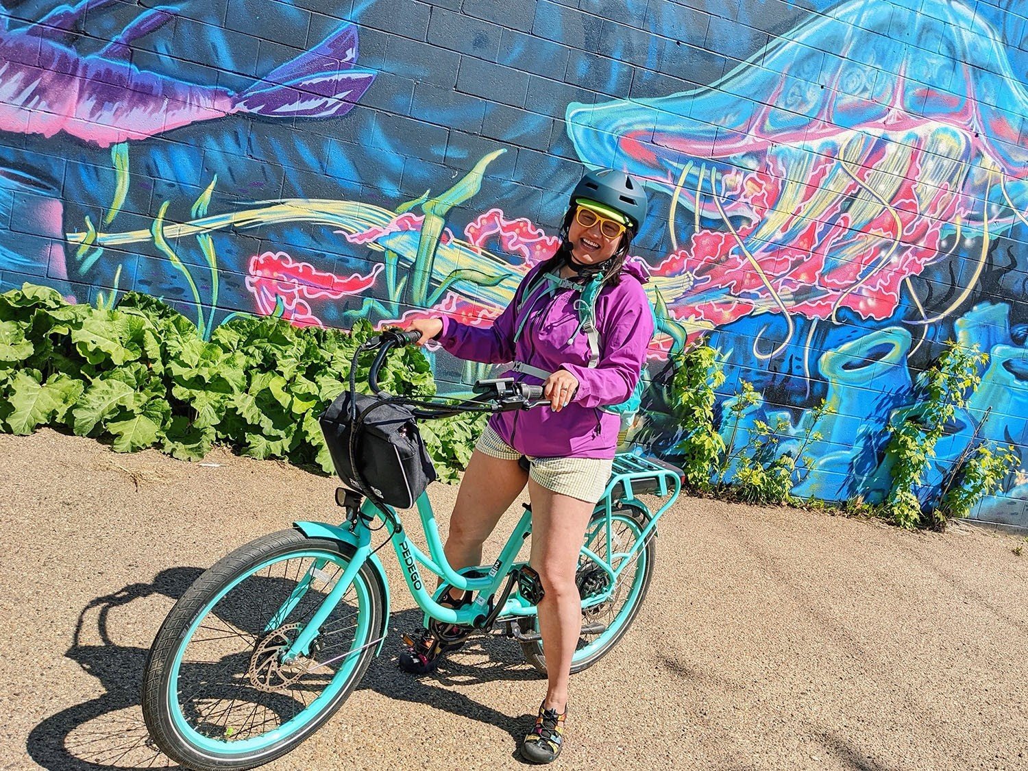 Linda Hoang Pedego Mural tour Pedego Electric Bike ebike
