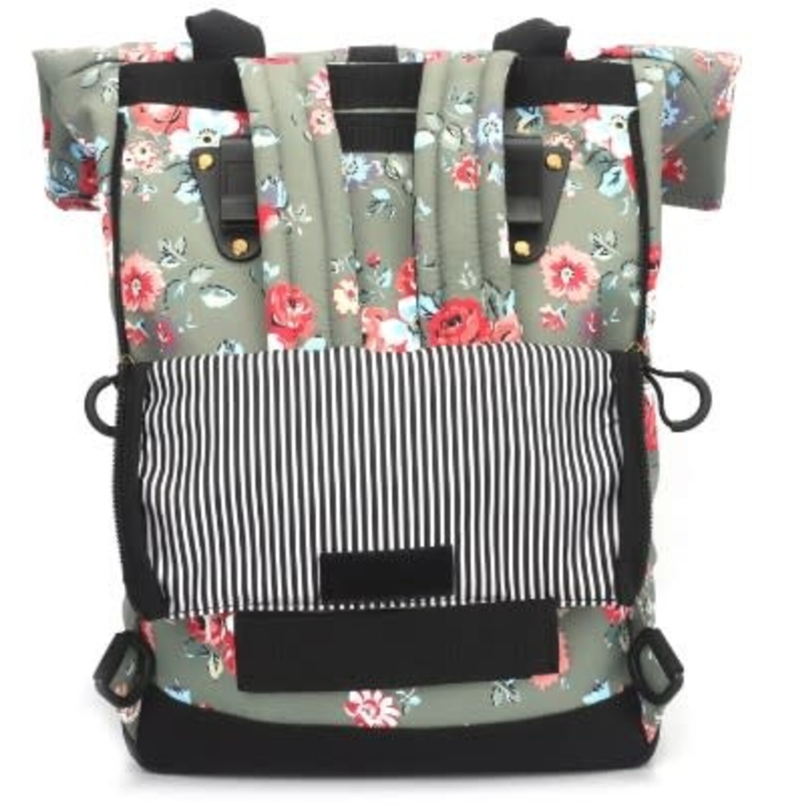 Tourbon Flowered Pannier Backpack