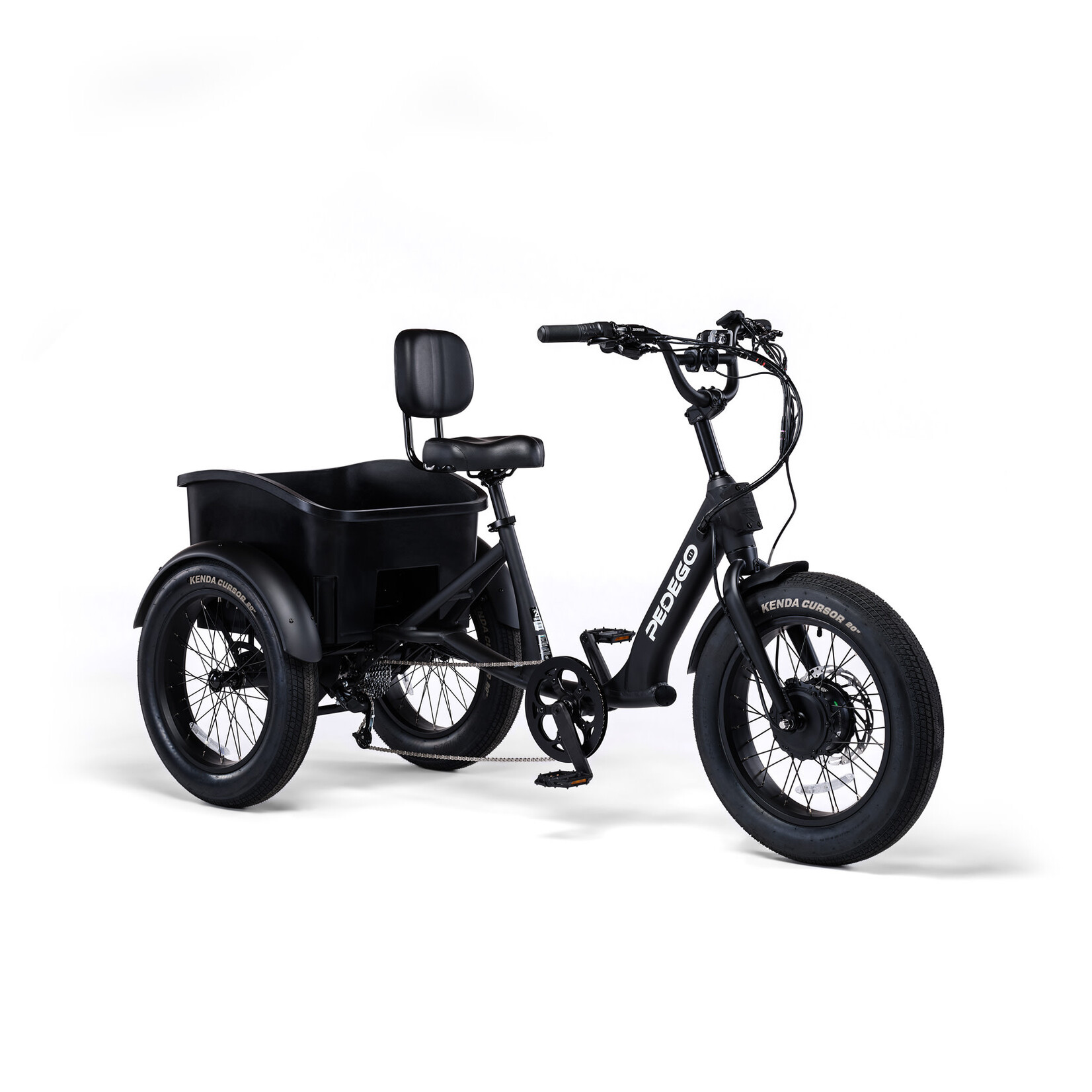 Pedego Electric Bikes 20" Fat Tire Trike - Matte Black  (Bike Only)