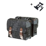 Basil Basil, Bohème Double, Pannier, 35L, Grey, Pair