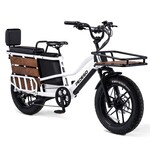 Pedego Electric Bikes 20" Cargo - White w/ Mag Wheels - 14 AH Battery
