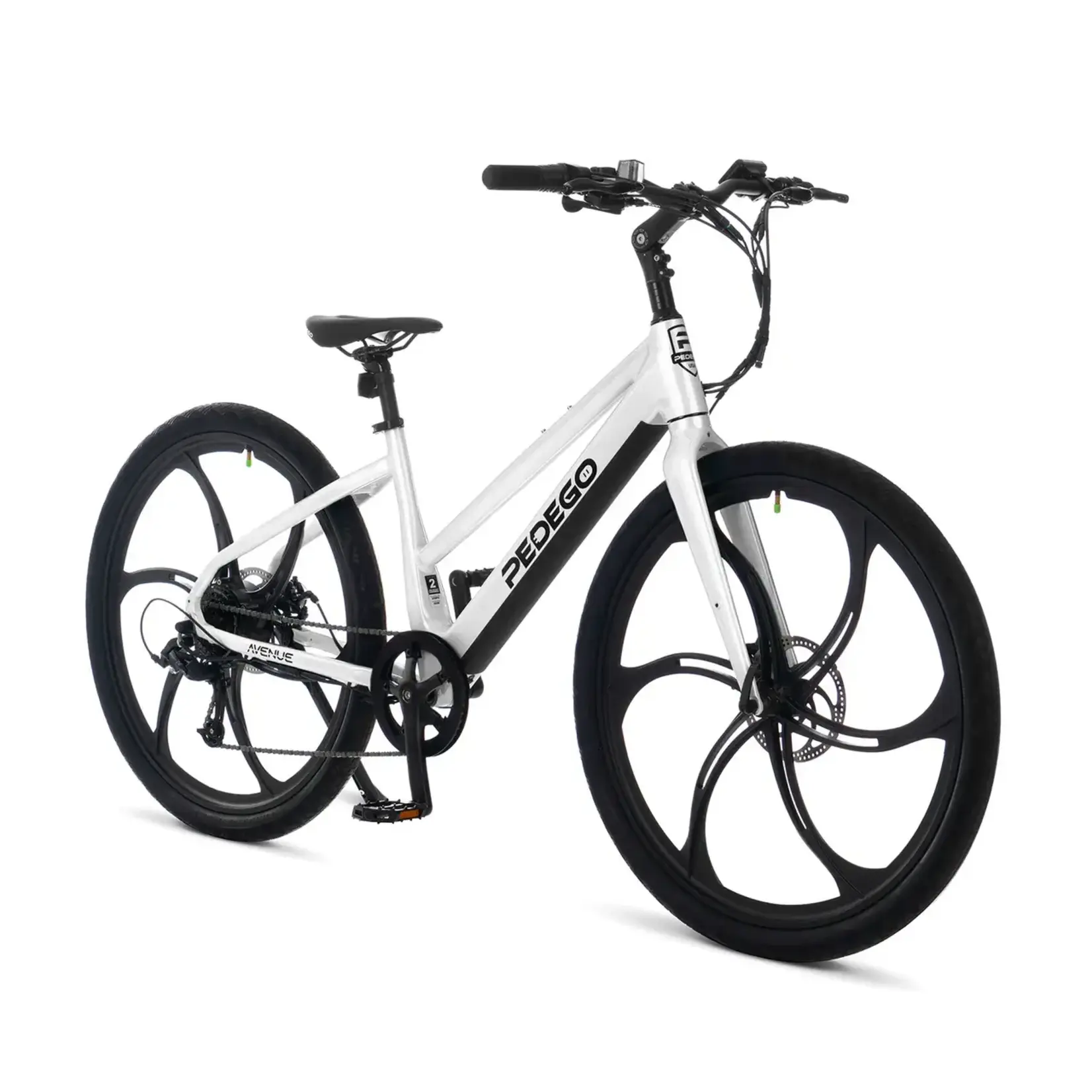 Pedego 28" Avenue - Step Thru - White  MAG - 14 AH Battery