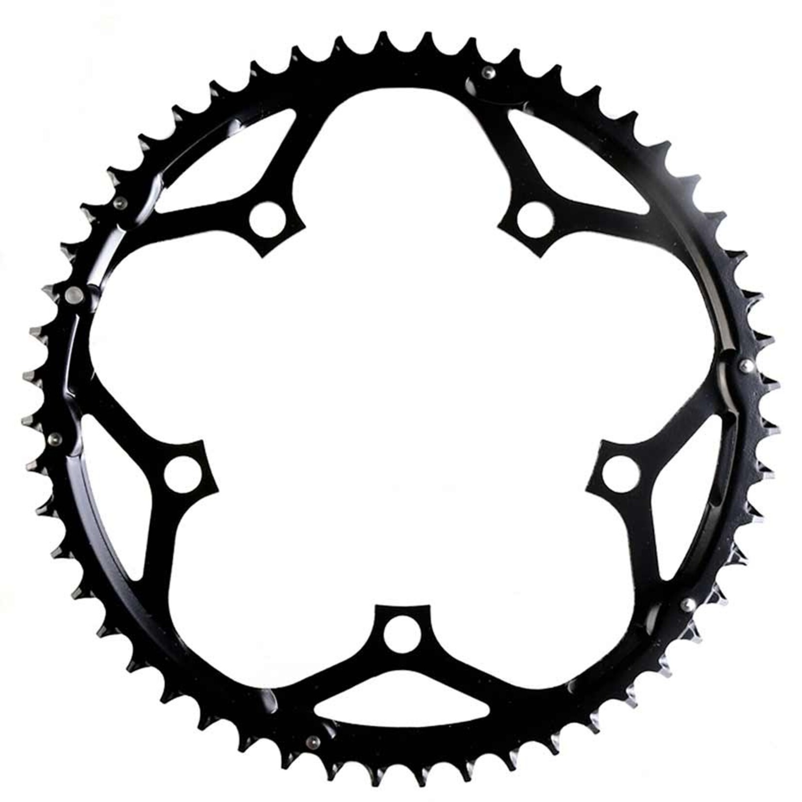 TRUVATIV Truvativ, 52T, 10 sp, BCD 130mm, 5-Blt, uter Chainring, Fr 30/42/52, Steel, Black, 11.6215.104.000