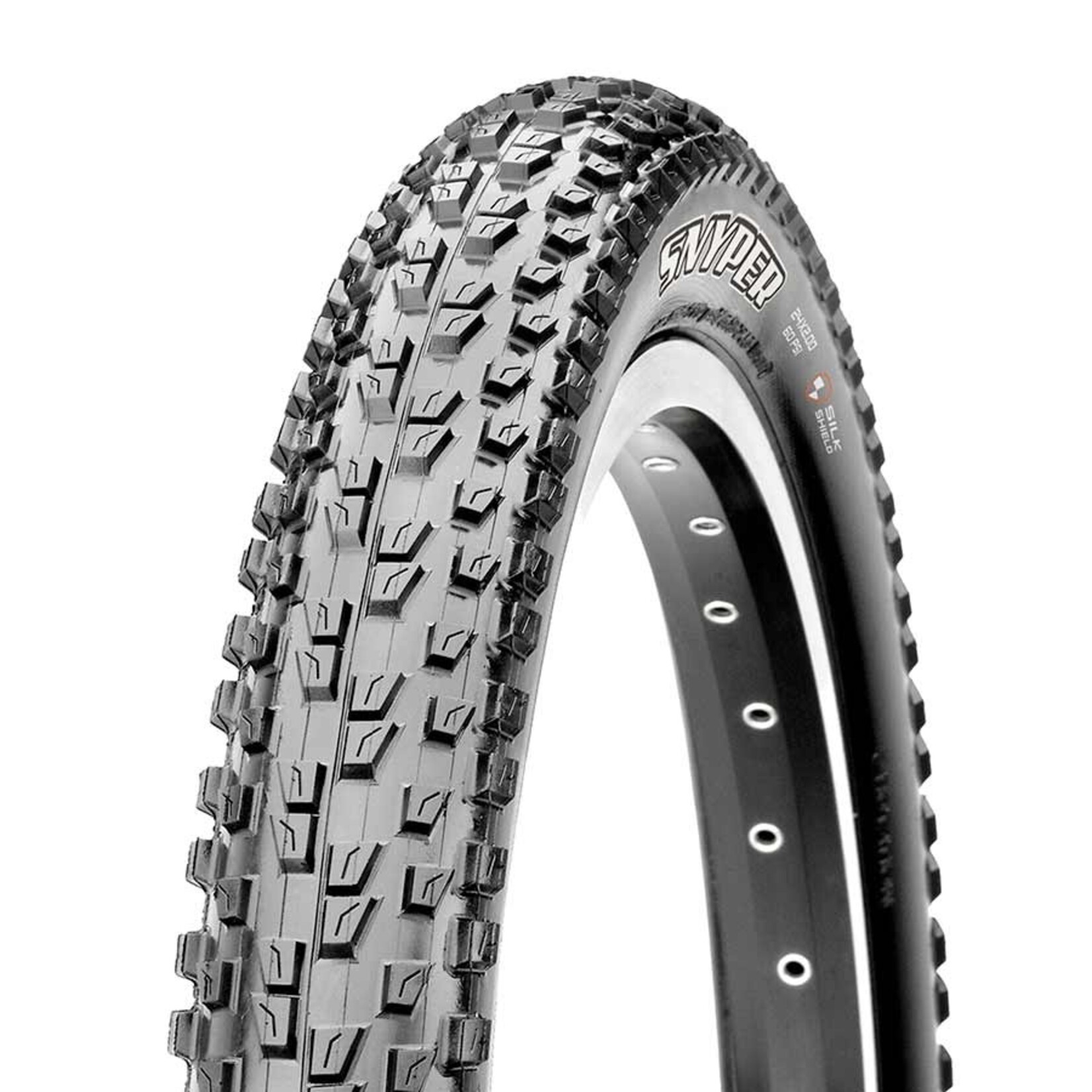 Maxxis Maxxis, Snyper, Tire, 24''x2.00, Folding, Clincher, Dual, SilkShield, 60TPI, Black