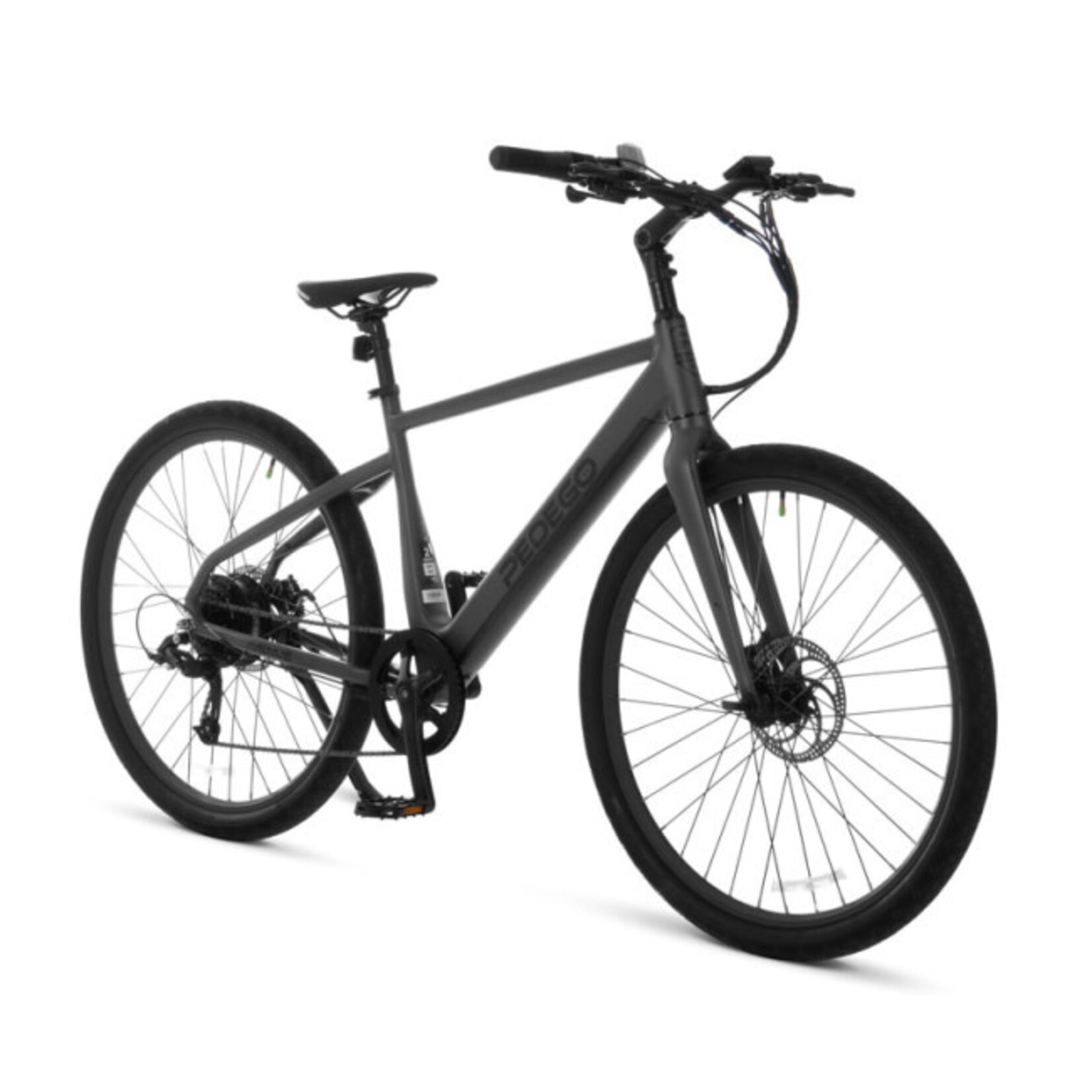 Pedego Electric Bikes Avenue Electric Bike - 10 AH Battery Classic 28" Slate Gray