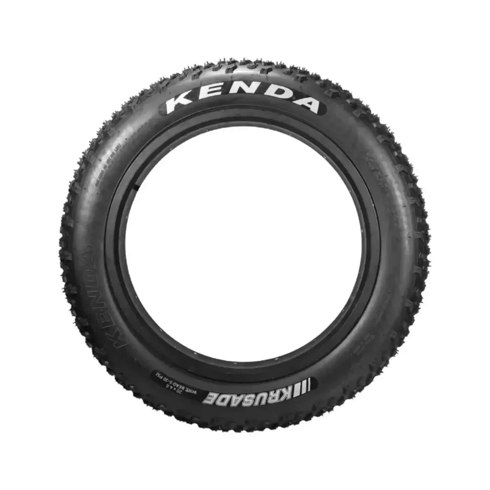 Kenda Kenda, Krusade, Tire, 20"x4.00, Wire, Clincher, SRC, 60, Black