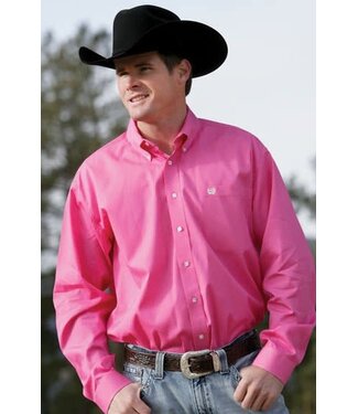 Cinch SOLID PINK BUTTON-DOWN