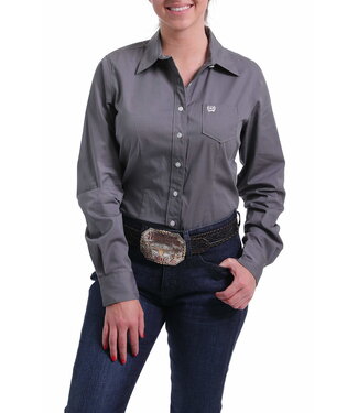 Cinch CHARCOAL SOLID BUTTON-UP SHIRT