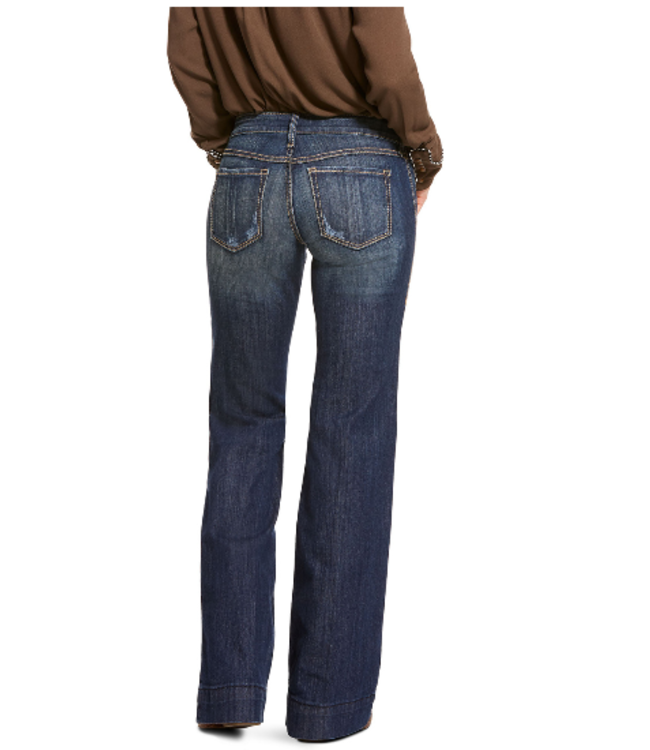 10028925 ARIAT TROUSER MID-RISE STRETCH LUCY WIDE LEG JEAN PACIFIC (1/23)