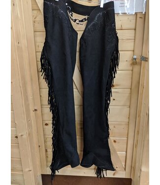 1154 BLACK SUEDE CHAPS S