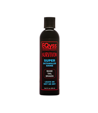 Eqyss Grooming Products SURVIVOR SUPER DETANGLER SHINE 8 FL. OZ.