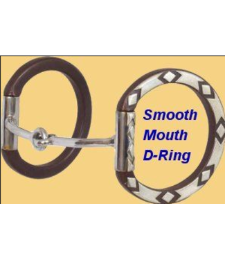 BBIT3DDR25SS D ring smooth snaffle Cervi bit