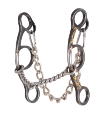 Sherry Cervi BBIT3SSG21SS SHERRY CERVI DIAMOND SHORT SHANK TWISTED WIRE SNAFFLE BIT