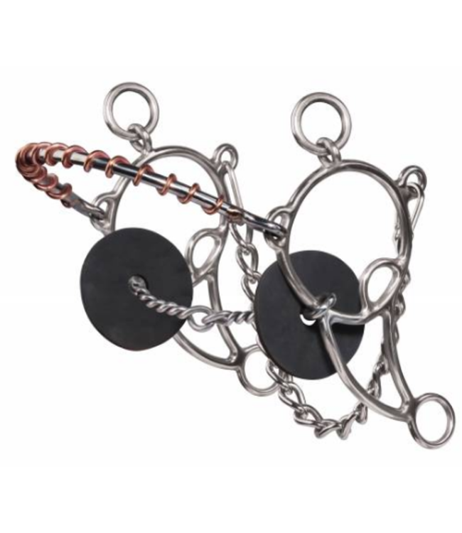 BPB-151 BRITTANY POZZI COMBO TWISTED WIRE SNAFFLE