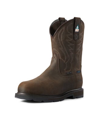 Ariat 10032455- GROUNDBREAKER PULLON CSA H2O ST BRN