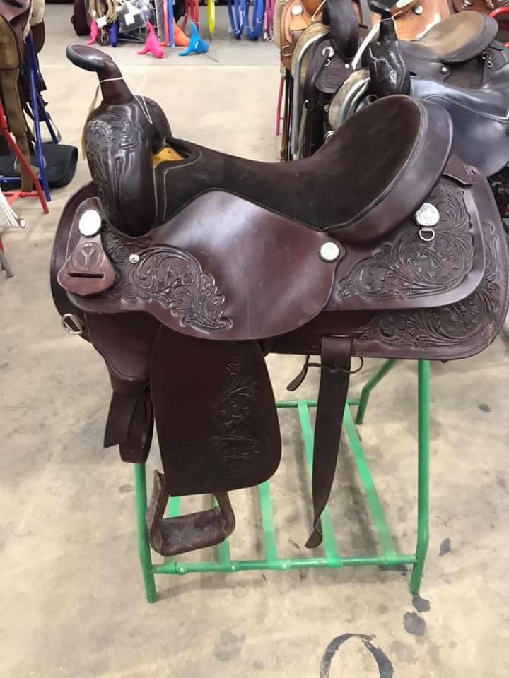 circle y park and trail saddle used