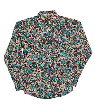 Cowgirl Hardware 425479-063 Floral Paisley L/S Snap