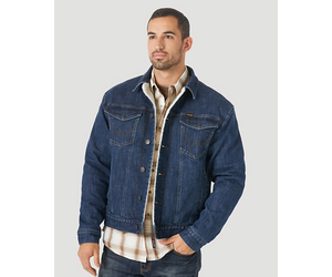 quilt lined denim jacket