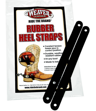 Weaver 30-0790 HEEL STRAPS W/RUBBER