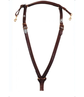 Circle Y 4283-0011 BREAST COLLAR COB OVER NECK TRAIL NICKLE