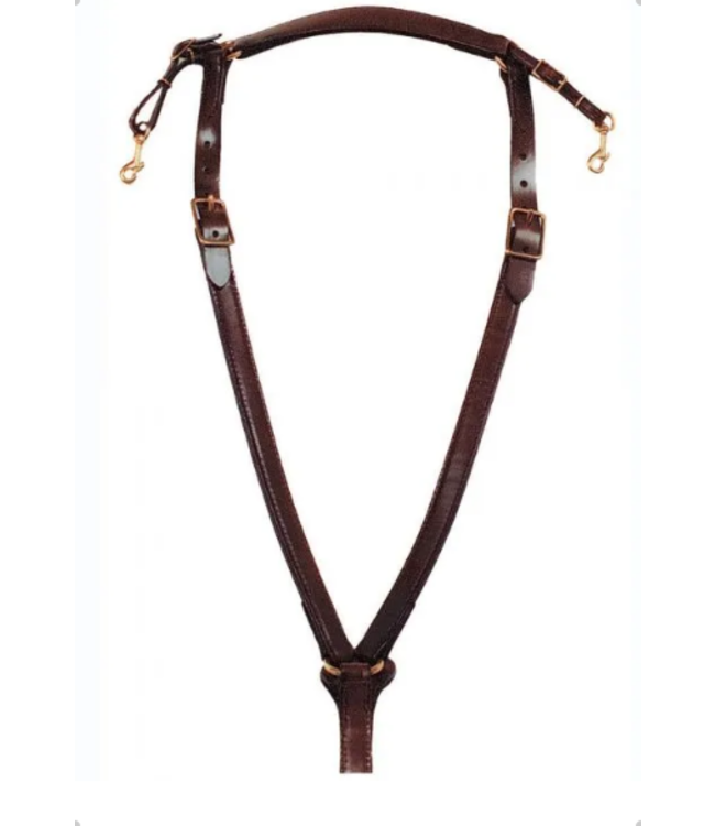 4283-0011 BREAST COLLAR COB OVER NECK TRAIL NICKLE