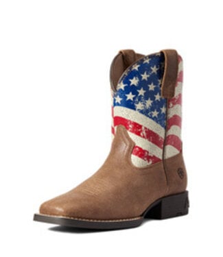 Ariat 10038441 STARS AND STRIPES BROWN/FLAG
