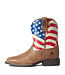 10038441 STARS AND STRIPES BROWN/FLAG