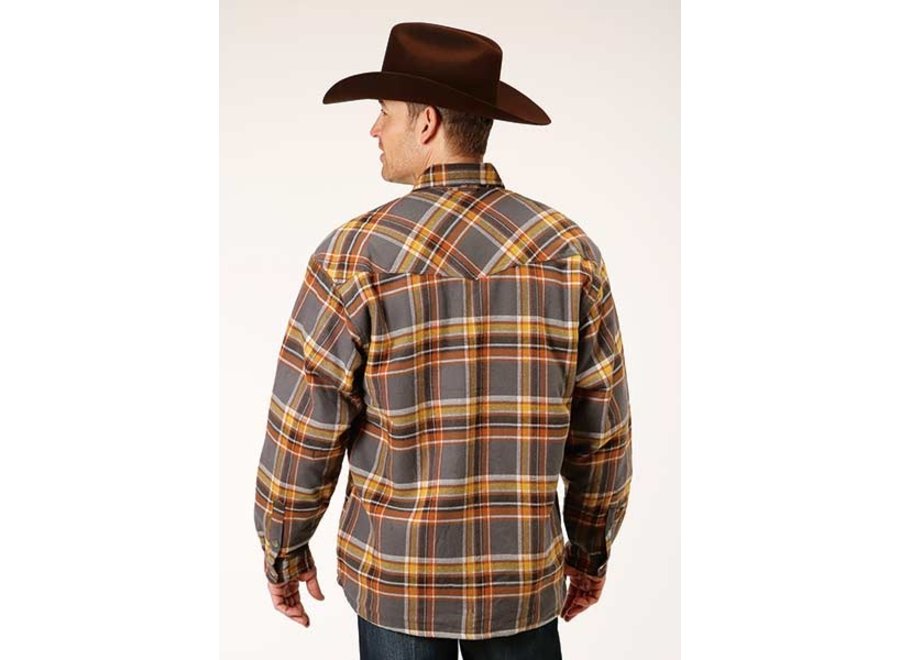 03-097-0119-1693 MENS SHERPA LINED FLANNEL