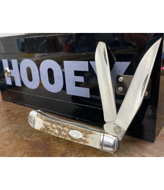 Hooey HOOEY KNIFE 3 1/2 STAG TRAPPER