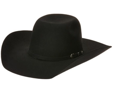 Kids Black Felt Cowboy Hat