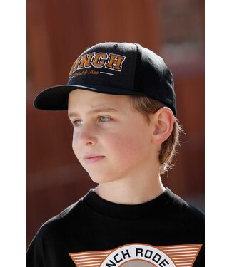 Cinch YOUTH FLEXFIT CAP BLK/GRY