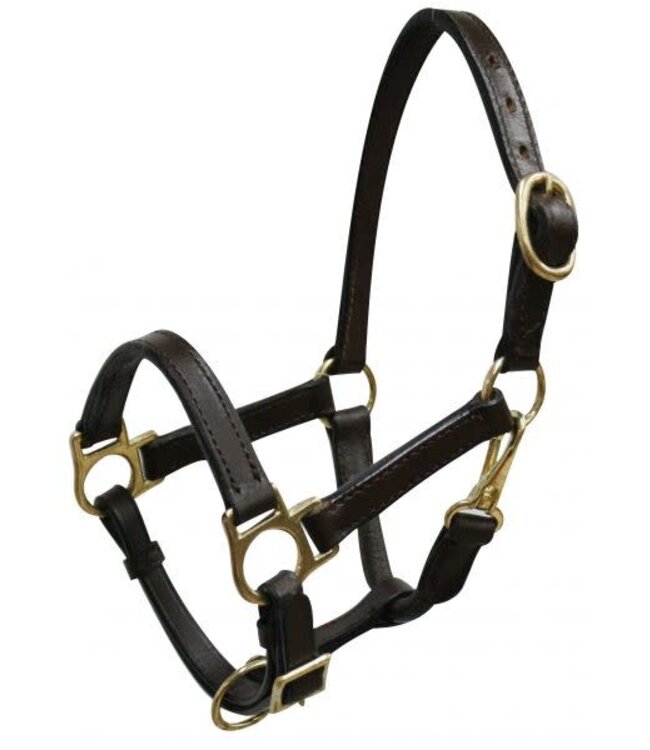 6620-W WEANLING LEATHER HALTER