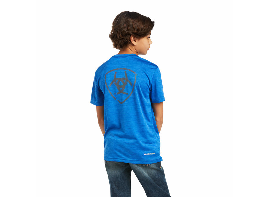 10039587 BOYS CHARGER SHIELD SS CERULEAN BLUE