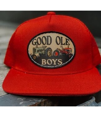 THE WHOLE HERD "GOOD OLE BOYS" PRINTED PATCH TRUCKER - YOUTH