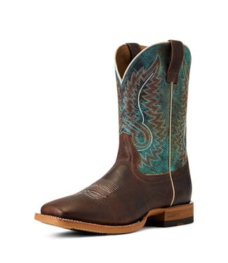 Ariat 10040273 COW CAMP BETTER BROWN/BLUE