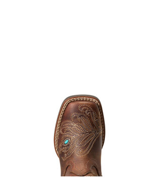 Ariat 10040328 YTH BRIGHT EYES II BRWN W/TURQ ACCENT