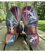 LITTLE GIRLS TIN HAUL  SPOTTY COLORFUL CATTLE SOLE